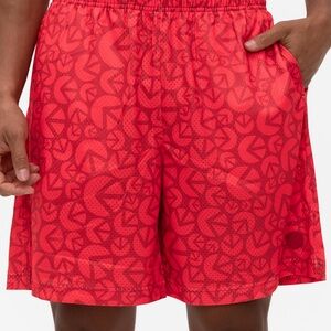 ethika Red Patterned Athletic Shorts